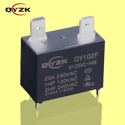 Cina 12VDC SPST-NO Rating Laod 20A 250VAC 4 Pin 0.9W Sealed Alternative to HF102F Smart Home Products Power General Purpose Relay in vendita