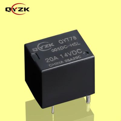 China Up to Changeover Coil 5 VDC SPST-NO (1 Form A Rating 20A 14V DC DIP-4 0.36W Contact 20A Capacity Alternative) to Small Low Power Automotive Relay V23201 for sale