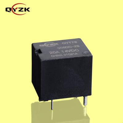 Κίνα Sealed Volt SPDT (1 Load 20 Form C Rating Coil 5 Amp 14VDC 5) Pins 0.6W Alternative to HFKW Small Volume Shockproof Automotive Relay προς πώληση