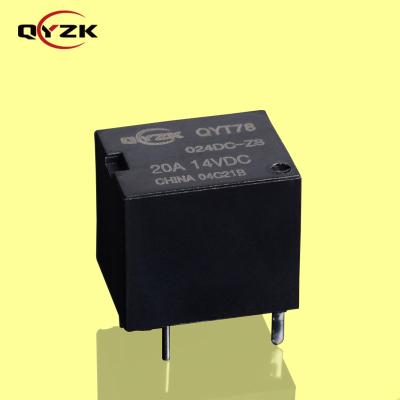 중국 Sealed Coil 24VDC SPDT (1 Load 20 Form C Rating 14VDC 5 Amp) Pins 0.6W Alternative to FBR-59 Miniature Shock Proof Automotive Relay 판매용