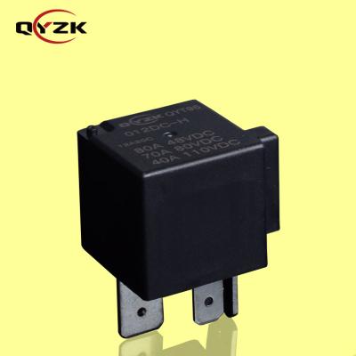 China AG Alloy 80 Amp Relay 12v (SPST-NO) 1.6W Normally Open High Current Load 80A 48VDC Car Starter Auto Relay à venda