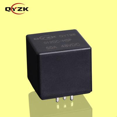 Κίνα 12v Sealed Relay 24/48/72V 4pins 5G Base Station Power Supply Normally Closed Robot 50a 48v Sealed Normally Closed Medium Voltage Relay προς πώληση