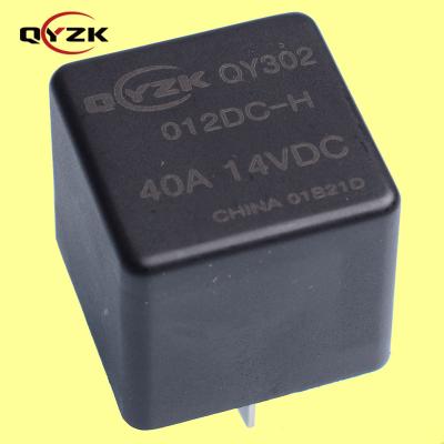 China AG Alloy QYZK 12v Relay Headlight 12V SPST-NO Rating Automotive (Normally Open) 40A 14VDC 4 Pins 1.8W Seat Auto Fit Relay Te koop