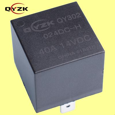 China QYZK Daytime Running Light 40A DC 14voltage Car Automotive Daytime Load 4pin QYZK Mirror Folding Rele 24V Auto Relay For Air Conditioner Te koop