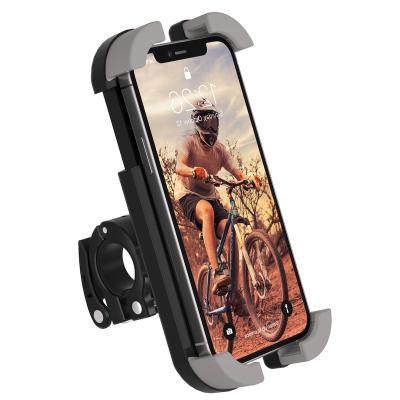 China Wholesale Adjustable Bike Phone Mount, Rotate Silicone Bicycle Phone Holder, Universal Motorcycle/Scooter Handlebar Mount Fits for sale