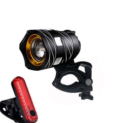 China Bicycle Front Light Bike USB Rechargeable Lightweight Waterproof High Point Warning Light for Mountain Road Bike, Y20707C, Mode C Y20707C for sale