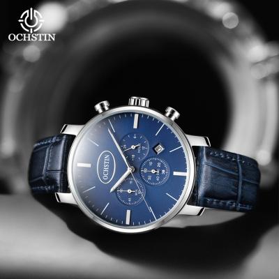 China Water Resistant OCHSTIN Top Luxury Brand Navigator Series Fashion Men's Watch Multifunctional Quartz Automatic Date Chronograph Bel for sale