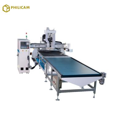 China Fully Automatic Cabinet Furniture ATC CNC Router With Loading&unloading System for sale