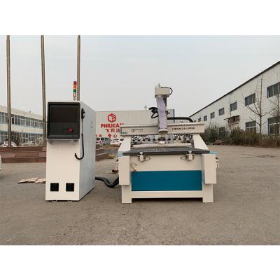 China Advertising Company China Factory Make Cheap Silver Atc 1325 CNC Router With Horizontal Spindle for sale