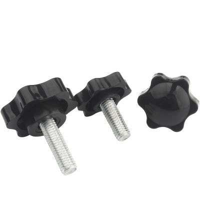 China Furniture Thumb Knob Shade Bolts Head Plastic Star Handle Fasteners Thumb Bolt for sale