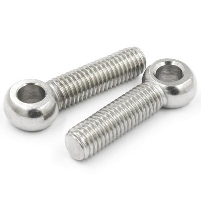 China High Strength Eye Bolts A2-70 A4-80 Eye Bolt DIN444 Stainless Steel Rod End Bolts for sale