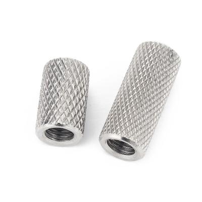 China Heavy Industry OEM Alloy Metric Acople Steel Nuts / Stainless Steel Knurled Round Coupling Nut for sale