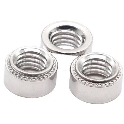 China Industry General Galvanized Fasteners 304 Stainless Steel Self Nut Swage Nut M3 M4 M5 M6 M8 for sale