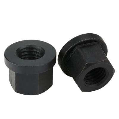 China General Industry High Strength Black Oxide Class 10 Steel Flange Nut M30x3.5mm for sale