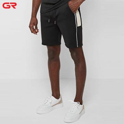 China Lightweight Anti-Wrinkle Stretch Relaxed Fit Running Shorts With Pockets Workout Contrast Back Suede Piped Shorts for sale