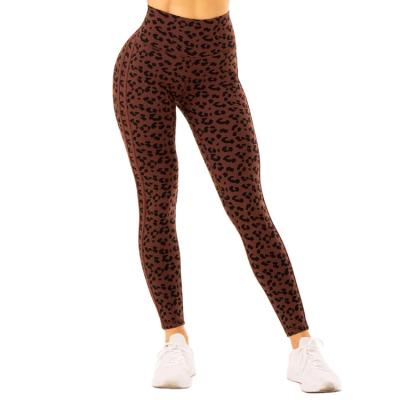 China New Arrival Fashion Leopard Print Breathable Women Workout Fitness Comfortable Quick Dry Slim Fit Lift Up Gym Leggings Custom Made Women for sale