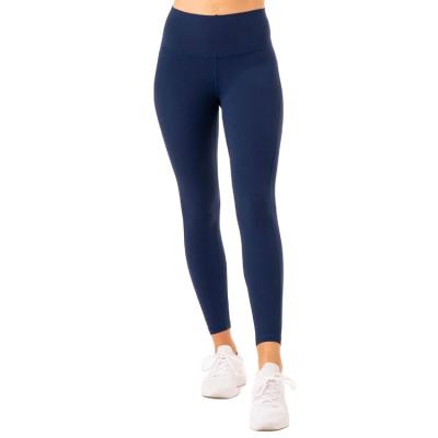 China New Style Private Label Solid Color Women Breathable Yoga Leggings High Waist Tummy Control Moisture Wicking Workout Gaiters for sale