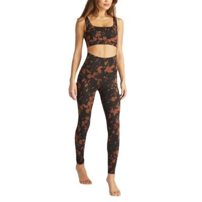 China New Breathable Custom Stylish Tummy Control Gym Leggings For Women High Quality Quick Dry Sublimation Print Yoga Leggings With Custom Logo for sale