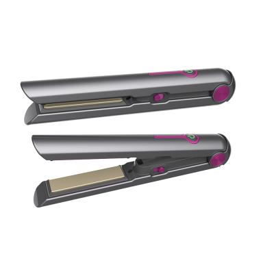 China 2021 New Design Professional Mini Portable Flat Iron Commercial Rechargeable Cordless USB Hair Straightener Planchas de pelo for sale