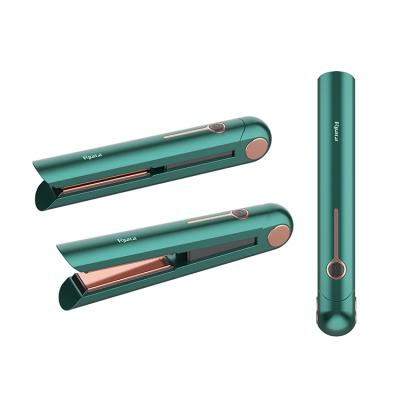 China Commercial Customized Colors Mini Size Alisador Portable Rechargeable Cordless Cordless Straightener Flat Iron Hair Straightener for sale