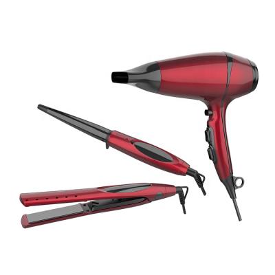 China New Design Hair Care Sets Hair Dryer, Hair Straightener, Hair Curler BY-520+BY-607+BY-705 for sale