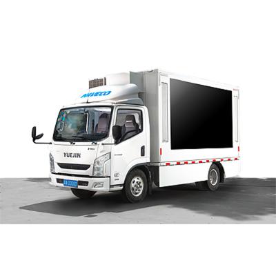 China Plywood +aluminmum+stainless steel +stage steel portable outdoor led signs truck mounted mobile LED screen display truck, mobile stages with hydraulic system for sale for sale