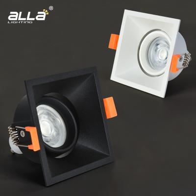 China New Hot Selling Minimalist Indoor Minimalism Square GU10 LED Downlight Aluminum Recessed Spotlights for sale