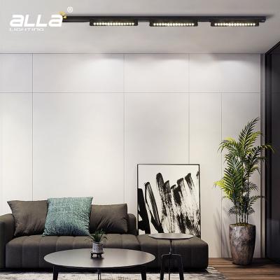 China ALLA Lighting Home Decoration Adjustable Modern Angle 10w 20w 30w Led Linear Track Lights for sale