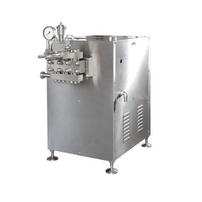 China Can be conveniently cleaned 500L 1000L 25MPA Lab small high pressure milk homogenizer for milk for sale