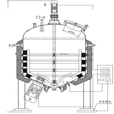 China Liquid Emulsifier Tank High Shear Mixing Emulsifying Tank High Speed ​​Mixer for sale