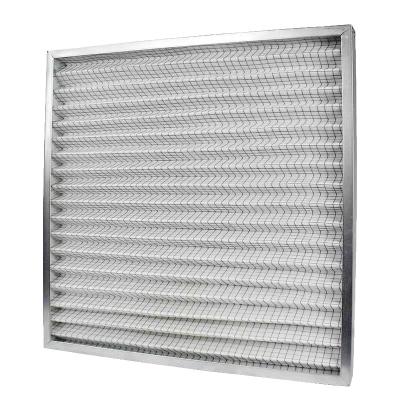 China Hotels Hot Selling Economical Washable Metal Mesh Stainless Steel Aluminum Panel Air Filter for sale