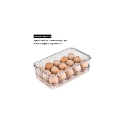 China Durable Airtight Food Storage Containers Set Fridge Organizer Bins Egg Container Box for sale