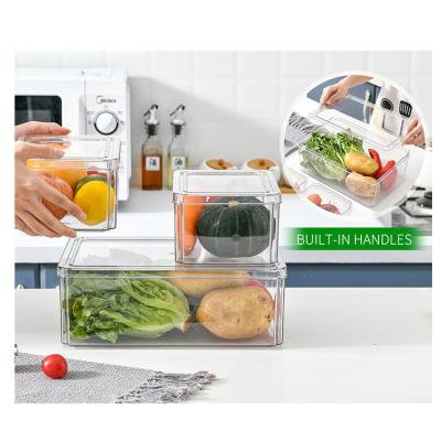 China Quality Assurance Sustainable Multifunctional Kitchen Refrigerator Cold Storage Food Box for sale