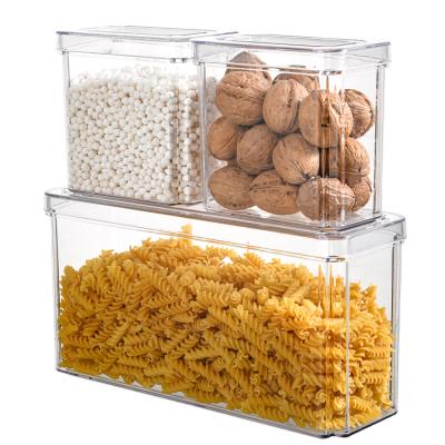 China Durable plastic transparent food container drink food container kids storage box for sale