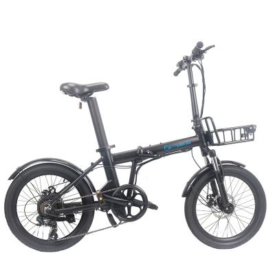 China Aluminum Alloy 36V 350W 7 Speed ​​14AH Battery Adult Folding Electric Bicycle E Bike With Front Suspension for sale