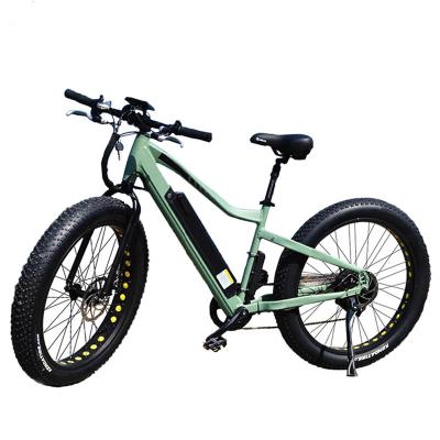 China Aluminum Alloy 26 Inch 500W Pedal Assist 14AH Lithium Battery Powered Beach Electric Bike for sale