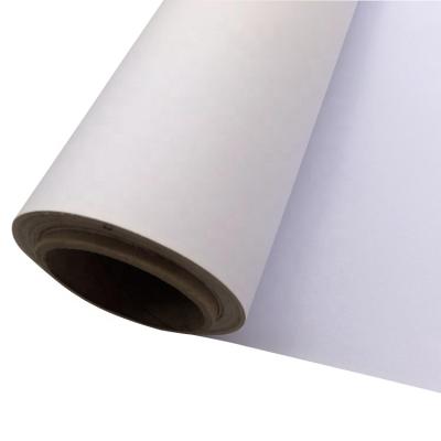 China Modern White Compound Silk Printable Pure Silk Paper Roll Wallpaper Textile Canvas UV Latex Printing Wholesale for sale