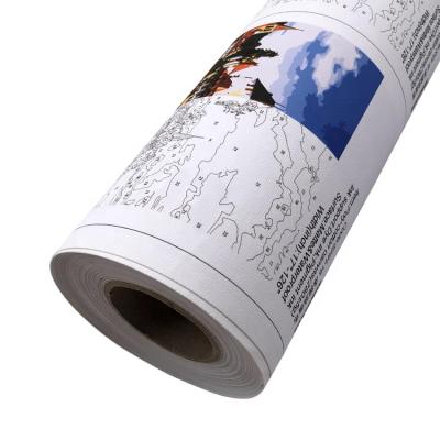 China Inkjet Printing Poly-cotton Matte Canvas 280gsm For Digital Dye Ink Printing Canvas Rolls For Inkjet Cotton Fabric Painting Canvas for sale