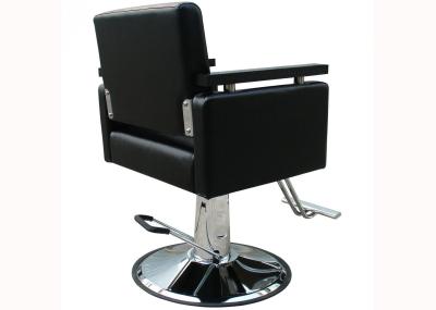 China WT-3204  Square Professional Styling Chair for Fair Salon Wooden Handrest Round Base for sale