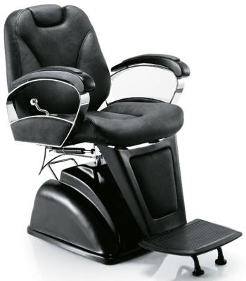 China Custom Leather Classic Salon Barber Chair Recline Backrest , 2*71.5*95-114cm for sale