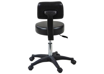 China Gas Spaing Salon Rolling Chair High Backrest For Office / Bar , 45cm Min Height for sale