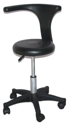 China Morden Hair Styling Salon Rolling Chair For Cutting Hair , Chrome Foot for sale