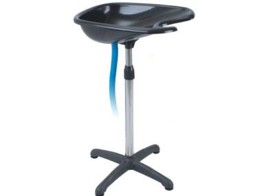 China WT-6742 Black Hair Wash Basin , Salon Storage Cart Adjustable Height for sale