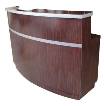 China Hotel / Salon Reception Desk Solid Wood Drawer With Distinctive Handles for sale