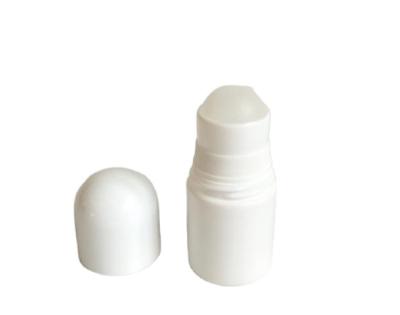 China New arrival 50ml cosmetic plastic roll on bottle,50cc deodorant roll on container.50ML roll on bottle for sale