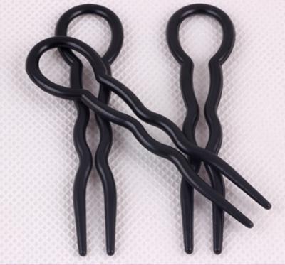 China New Plastic Wavy Styling Bobby Pin Makeup Tool DIY Hair Clip Fork Stick Twist Bun Maker Braid Tool Beauty Decor for sale