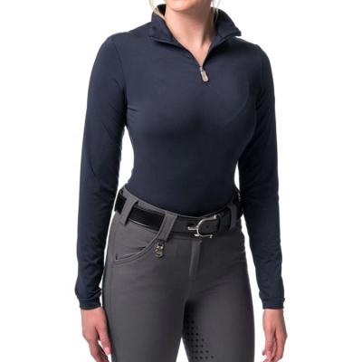 China 2021 New Beathable Women's Equestrian Riding Show Shirt Top Top Long Sleeves Riding Shirts for sale