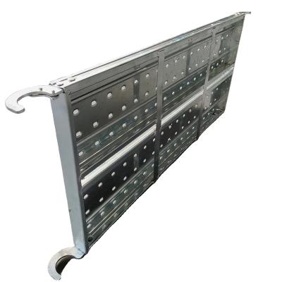 China Modern High Levels Scaffolding Double-panels Springboard Steel Metal Planks With Hooks For Construction for sale