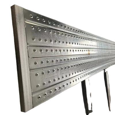 China Modern Steel Galvanized Scaffolding Customized Tunnel Metal Panel Scaffolding Steel Walking Planks For Construction for sale