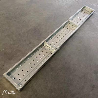 China De Fang Factorysteel traditional scaffolding steel planks suppliers with hook steel springboard for building materials for sale